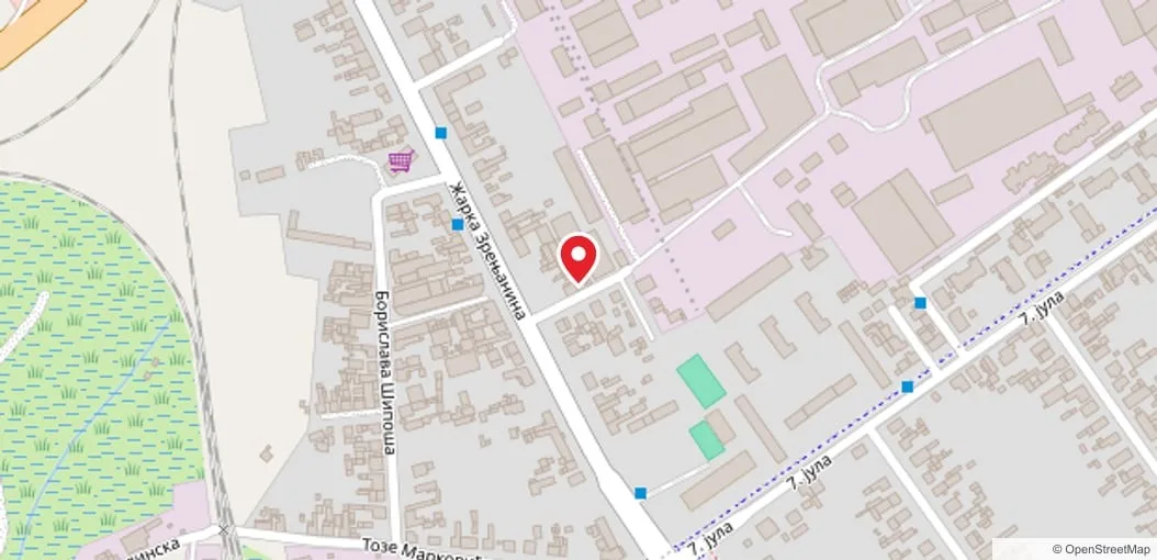 Mapa: skladište Pančevo, Utve Zlatokrile 3