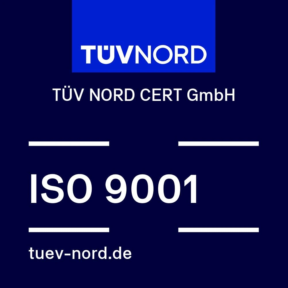 Sertifikat ISO 9001 — TÜV NORD